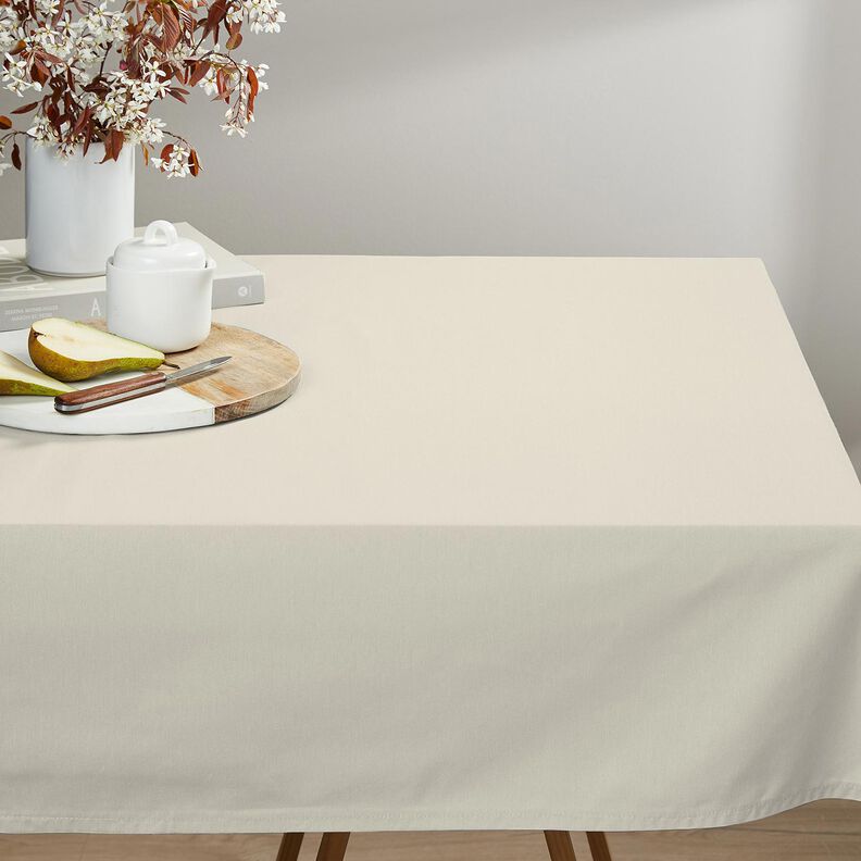 Puur linnen zwaar Effen – lichtbeige, image number 7