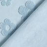 Badstof jersey Bloemen – zilverblauw,  thumbnail number 4