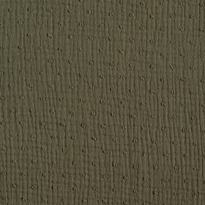 Mousseline/dubbel gehaakte stoffen dobby – kaki, 