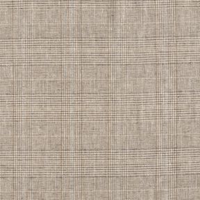 Linnenmix glencheck – beige, 