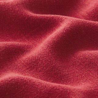 Viscose-linnen-stof – karmijnrood, 