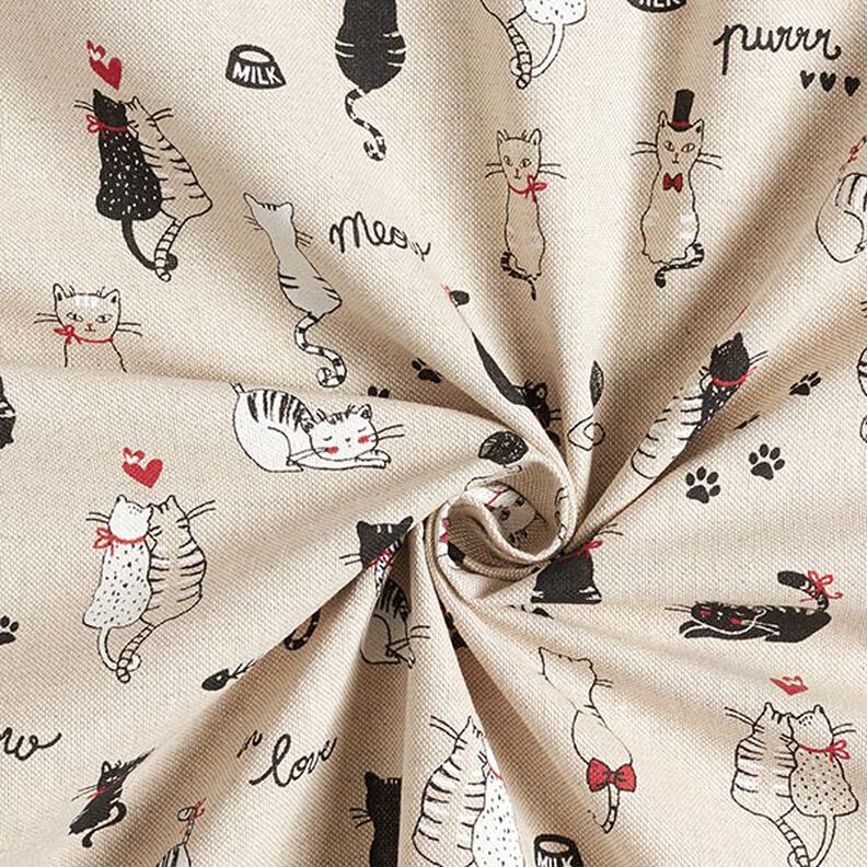 Halfpanama linnenlook Cats in love – natuur,  image number 3