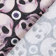 Katoenen stof Popeline Doodskop – zwart/mauvegrijs,  thumbnail number 4