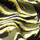 Katoenen stof stretch zebramotief – kaki,  thumbnail number 2
