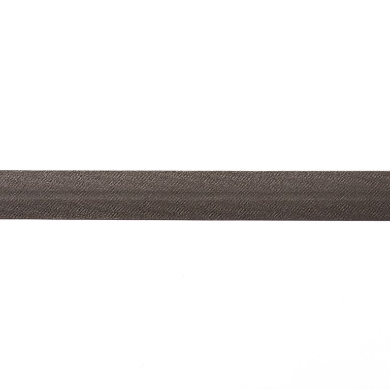 Biasband Satijn [20 mm] – donkergrijs,  image number 1