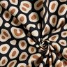 Decostof Half panama abstract luipaardpatroon – zwart/cashew,  thumbnail number 3