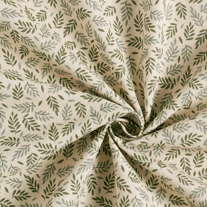 Decostof Half panama Delicate bladeren – natuur, image number 5
