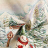 Decopaneel Gobelin Sneeuwman – karmijnrood/lichtbeige,  thumbnail number 3