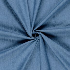 Denim katoenmix seersucker – jeansblauw, 