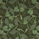 Outdoorstof Canvas Palmbladeren – donkergroen,  thumbnail number 1