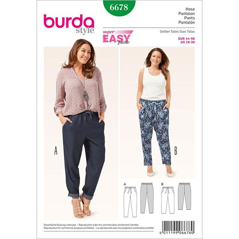 Broek, Burda 6678,  image number 1