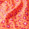 Badpakstof luipaardprint – perzik sinaasappel/intens roze,  thumbnail number 2