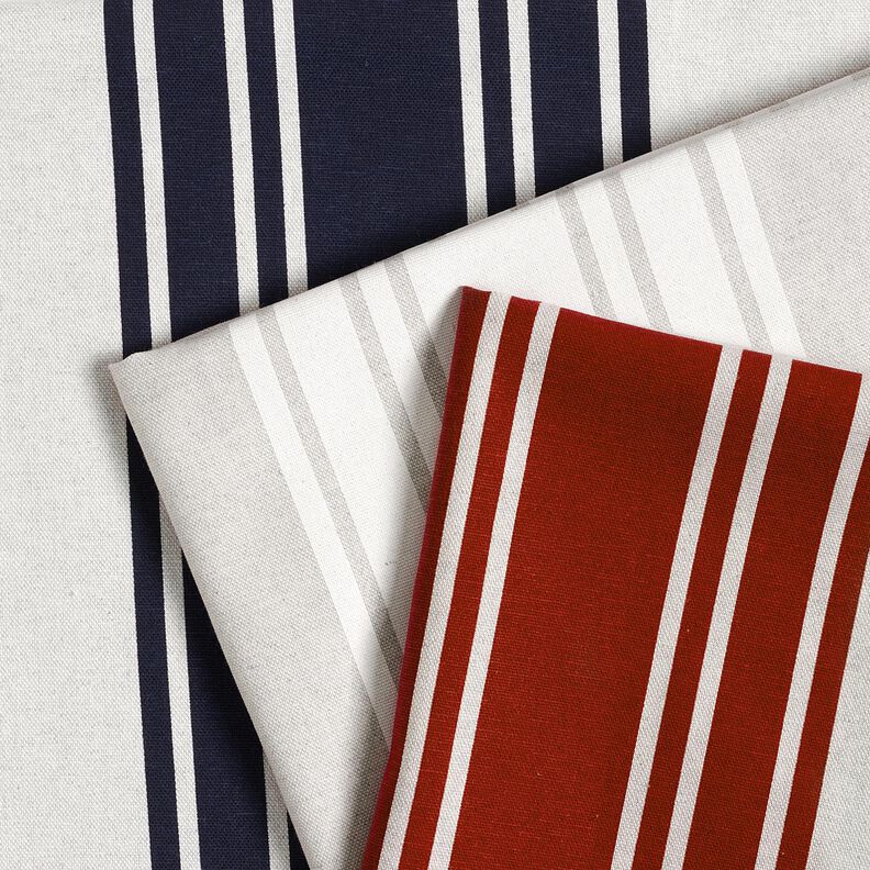 Decostof Panama Blokstrepen – zwart blauw/nevelgrijs, image number 5