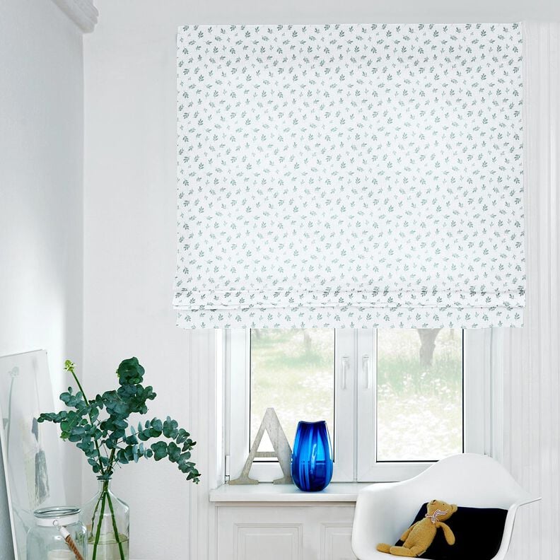 Mousseline/dubbel gehaakte stoffen Takken | Poppy Fabrics – wit/riet,  image number 6