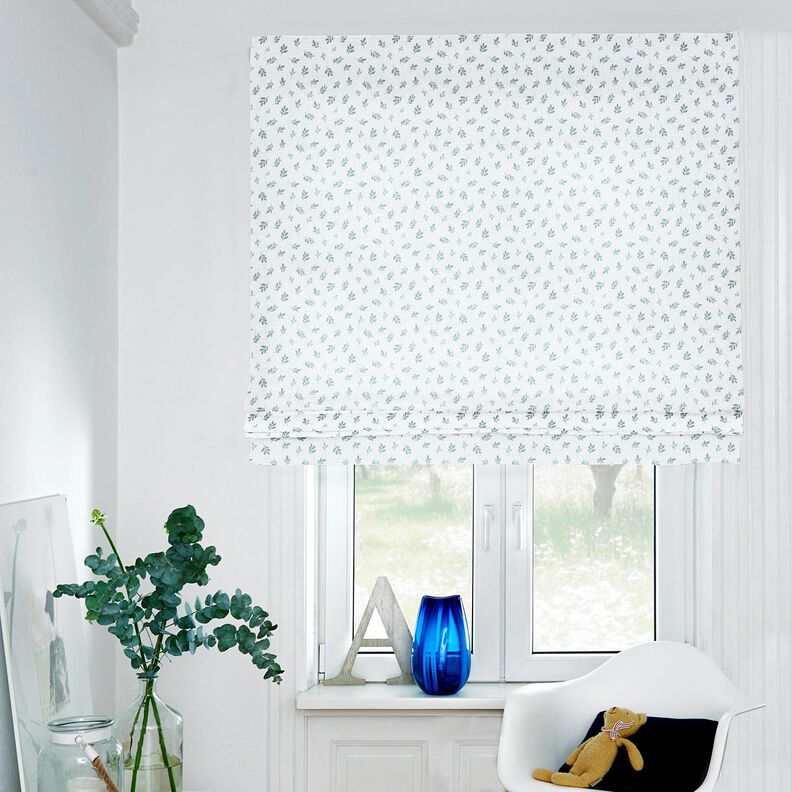 Mousseline/dubbel gehaakte stoffen Takken | Poppy Fabrics – wit/riet, image number 6