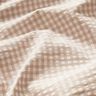 <h2>Seersucker met Kleine Ruit, Beige &ndash; Anemone/Wit &ndash; Karakteristieke Structuur en Verfijnd,  thumbnail number 2