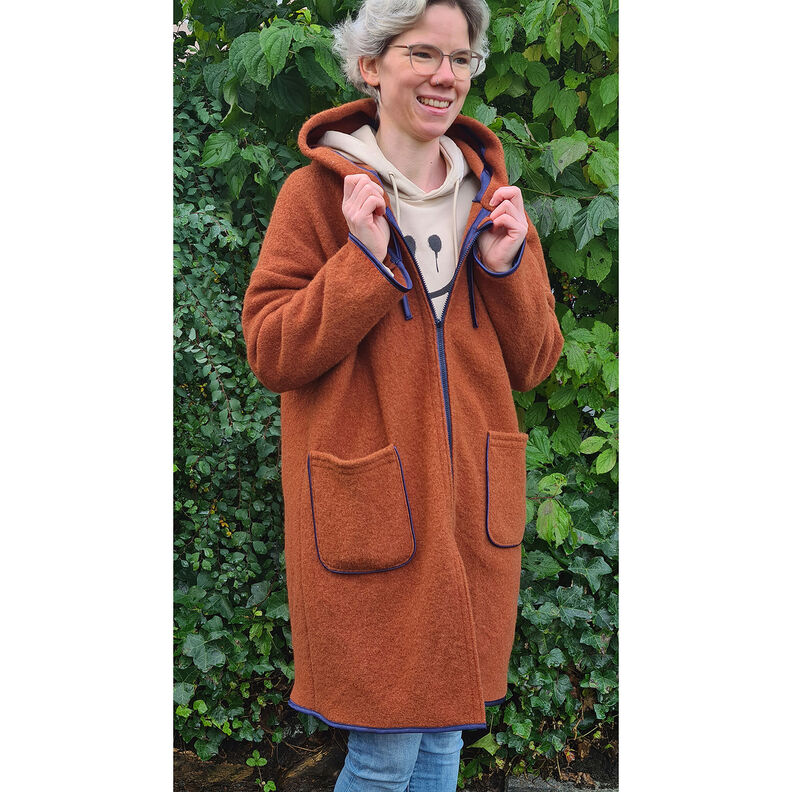 Wol walkloden – terracotta,  image number 6