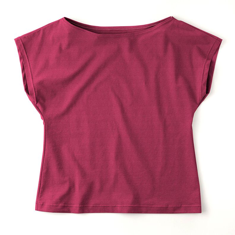 Katoenjersey medium effen – purper,  image number 6