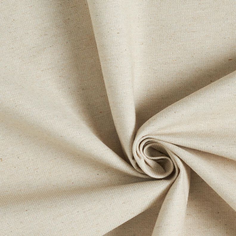 Decostof Canvas Linnen-mix – beige/natuur,  image number 1