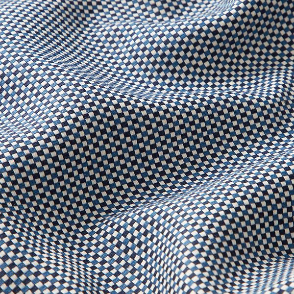 Decostof Jacquard Structuur effen – blauw,  image number 2