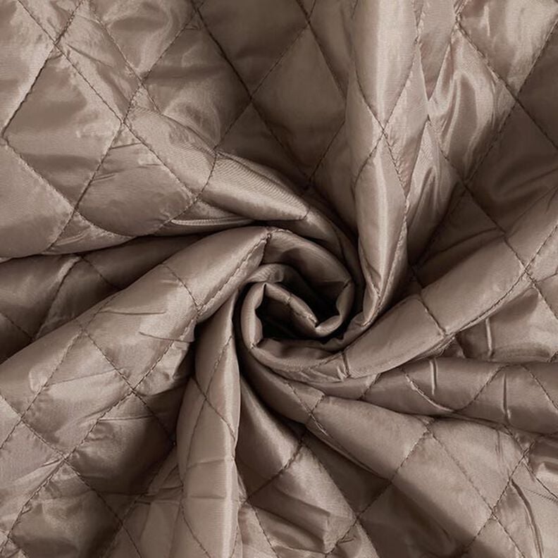 Gewatteerde voering Rhombus – taupe,  image number 4