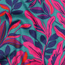 Katoensatijn Lush Leaves | Nerida Hansen – turkoois/purper,  thumbnail number 2