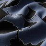 Viscosestof weelderige bladeren  – blauwgrijs/zwart,  thumbnail number 2
