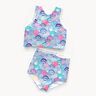 Badpakstof UPF50 Schaaldieren – aquablauw/blauwlila,  thumbnail number 5