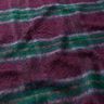 Mantelstof Wolmix geborstelde ruit – merlot/blauwe spar,  thumbnail number 2