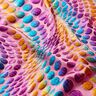 Foliejersey regenboogstippen – roze,  thumbnail number 2