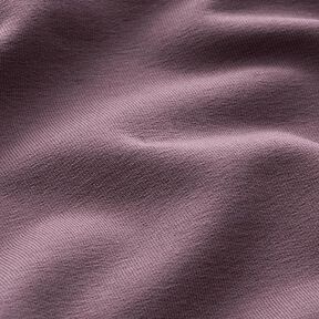 Lichte French Terry effen – aubergine, 