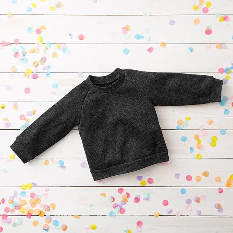 Sweatshirt Glitter – zwart,  image number 7