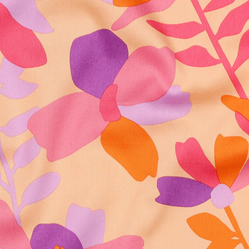 Katoensatijn Cloverdale | Nerida Hansen – perzik/pink,  image number 2