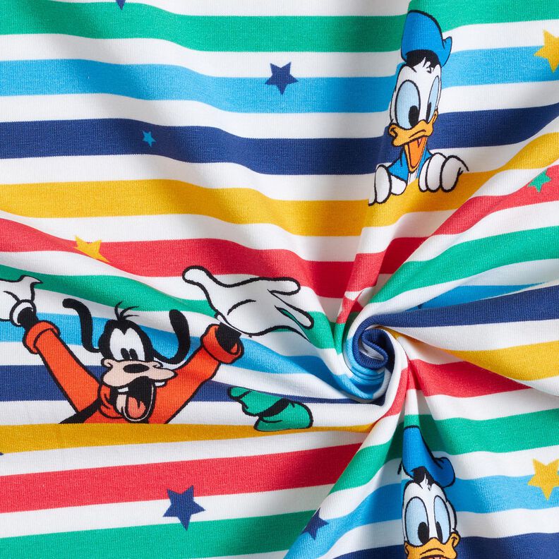 Katoenjersey Mickey Mouse en zijn vrienden | Disney – wit, image number 3