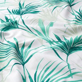 Decostof Panama Palmtak – wit/smaragdgroen, 