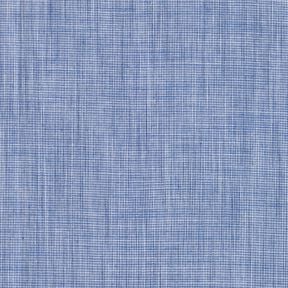 Katoenen stof mini pied-de-poule – wit/jeansblauw, 