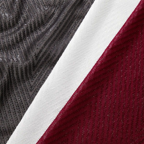 Chiffon zigzag glitter – wit, image number 5