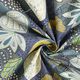 Katoenen stof Cretonne Bladeren – navy,  thumbnail number 3