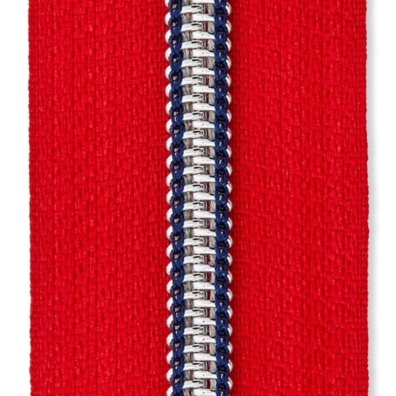 Eindeloze ritssluiting [5 mm] Metaal | Prym – rood,  image number 1