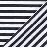Katoenjersey smalle strepen – zwart/wit,  thumbnail number 4