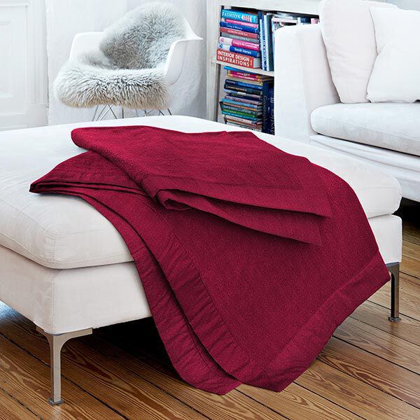 antipilling fleece – bordeauxrood,  image number 5