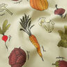 Decostof Half panama Soorten groenten – lichtbeige/roodbruin,  thumbnail number 2