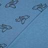 Sweatshirt geruwd Vliegtuigen | Poppy Fabrics – jeansblauw,  thumbnail number 4