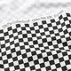 Katoenjersey Schaakbord [9 mm] – zwart/wit,  thumbnail number 5
