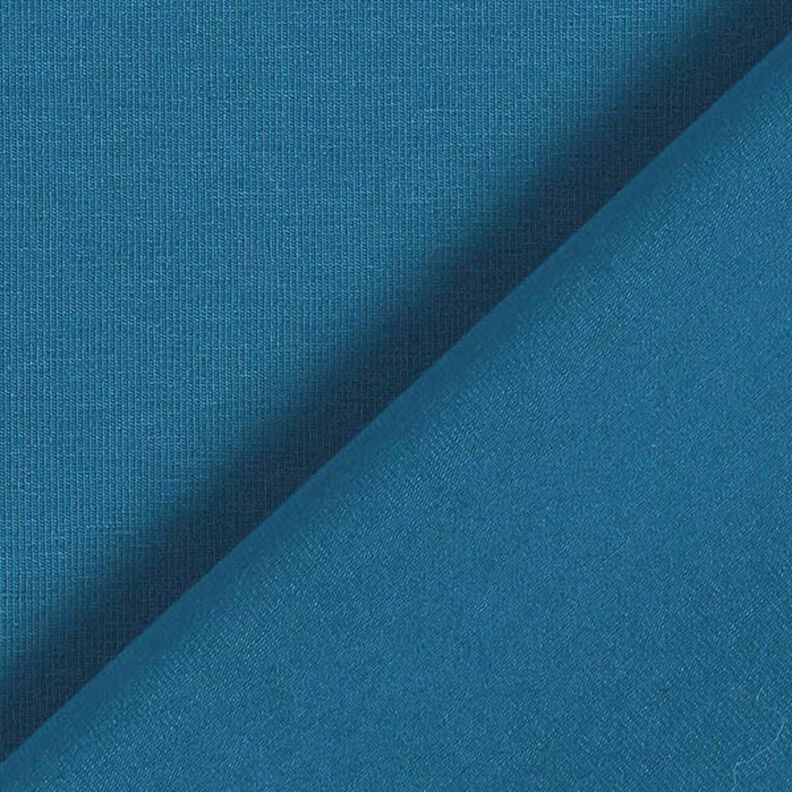 Katoenjersey medium effen – petroleum,  image number 5