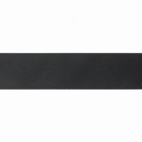Satijnband [25 mm] – zwart, 