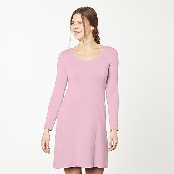 Katoenjersey medium effen – roze,  image number 6
