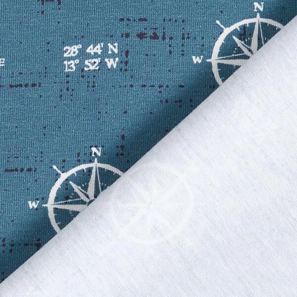 GOTS Katoenjersey Kompas | Tula – jeansblauw, image number 4