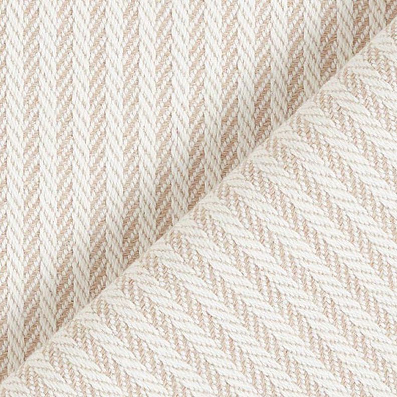Decostof Jacquard Subtiele strepen – donkerbeige,  image number 3