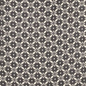 Chiffon bloemenornamenten &ndash; zwart/wit, 